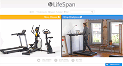 Desktop Screenshot of lifespanfitness.com