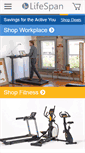 Mobile Screenshot of lifespanfitness.com